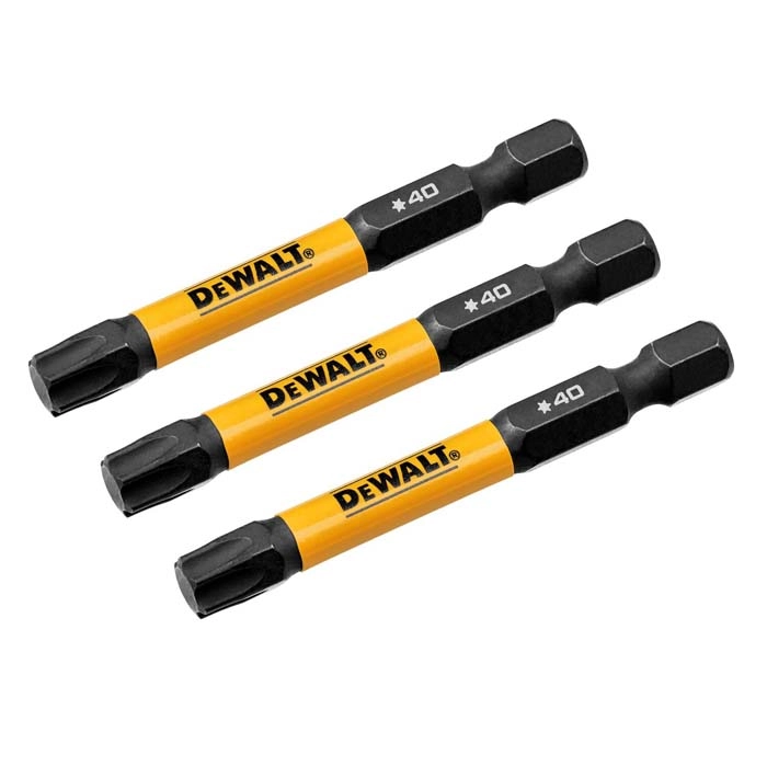 DEWALT 2.25" Torx T40 Flextorq, 3 pack