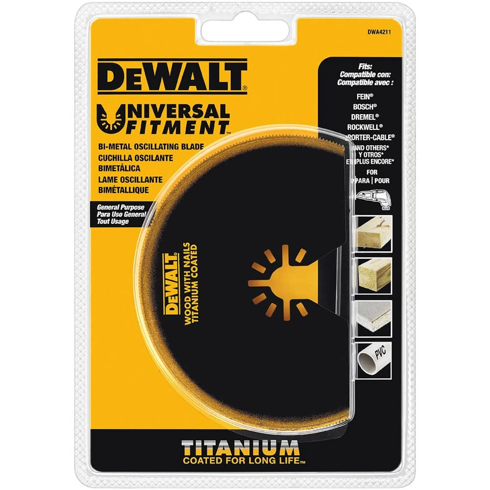 Dewalt Oscillating Titanium Semicircle Blade