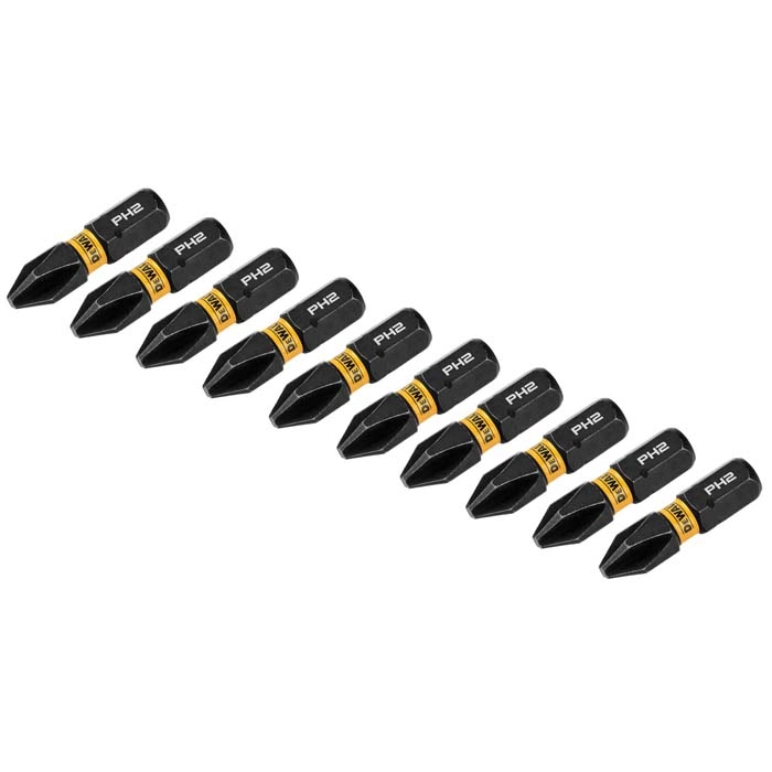 DEWALT 1" Phillips #2 Flextorq, 10 pack