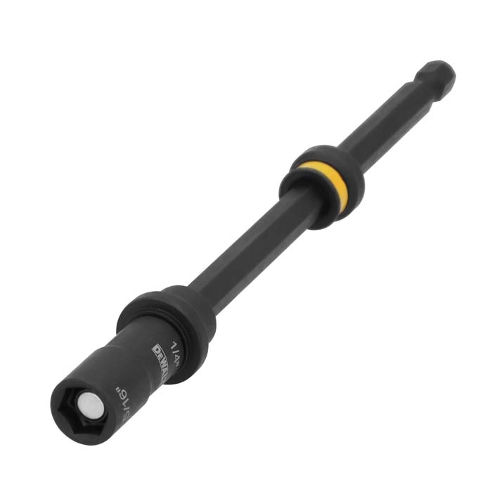 DEWALT ¼” & 5/16 Socket, 3/8 & 7/16 Socket, 6” Extension