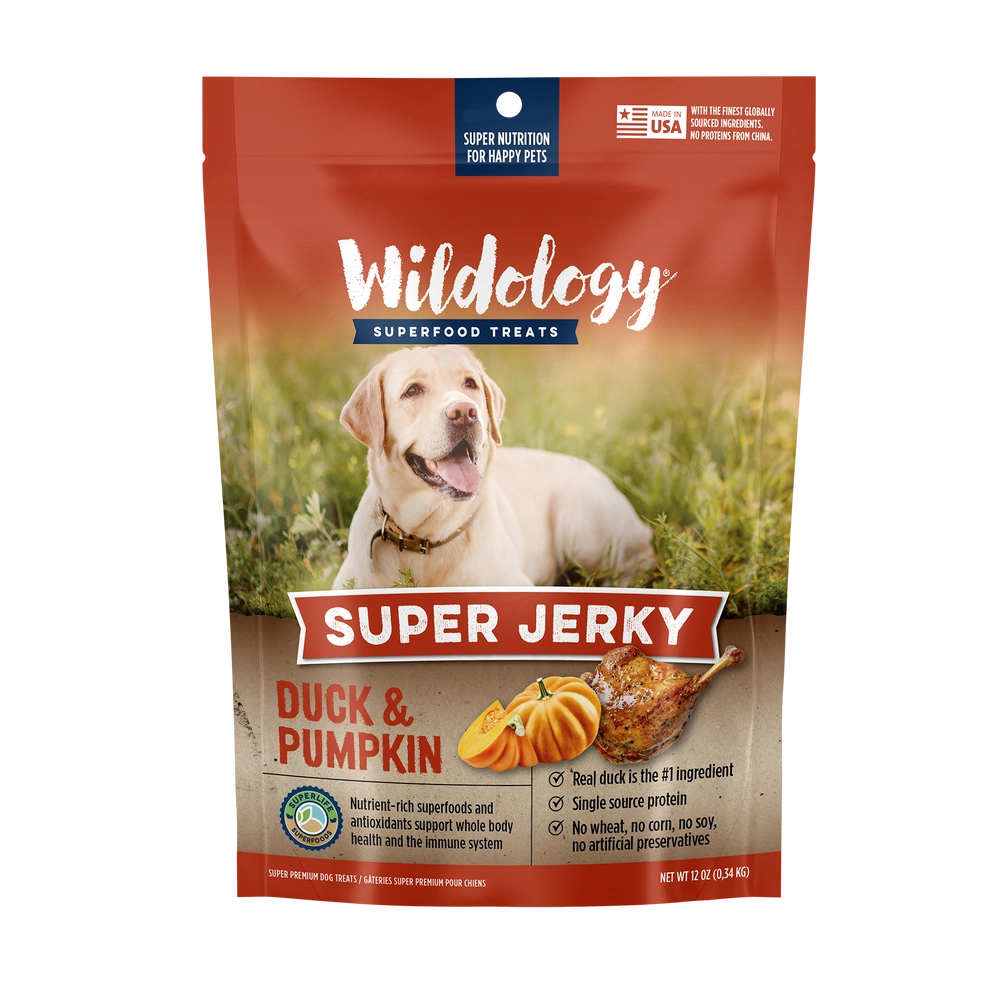 Wildology® Duck & Pumpkin Super Jerky, 12 oz.