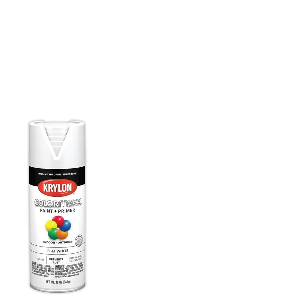 KRYLON® ColorMaxx 12 Oz. Flat Spray Paint, White