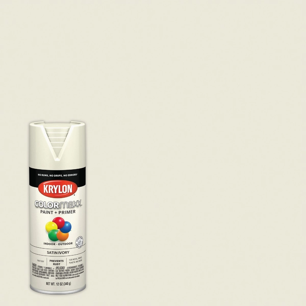 KRYLON® ColorMaxx 12 oz. Satin Spray Paint, Ivory