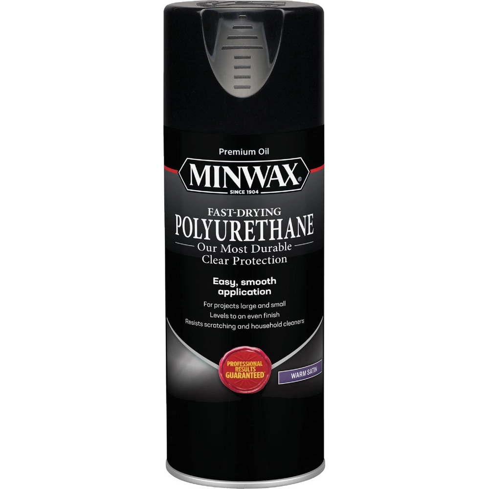 Minwax® Warm Satin Clear Spray Polyurethane, 11.5 Oz.