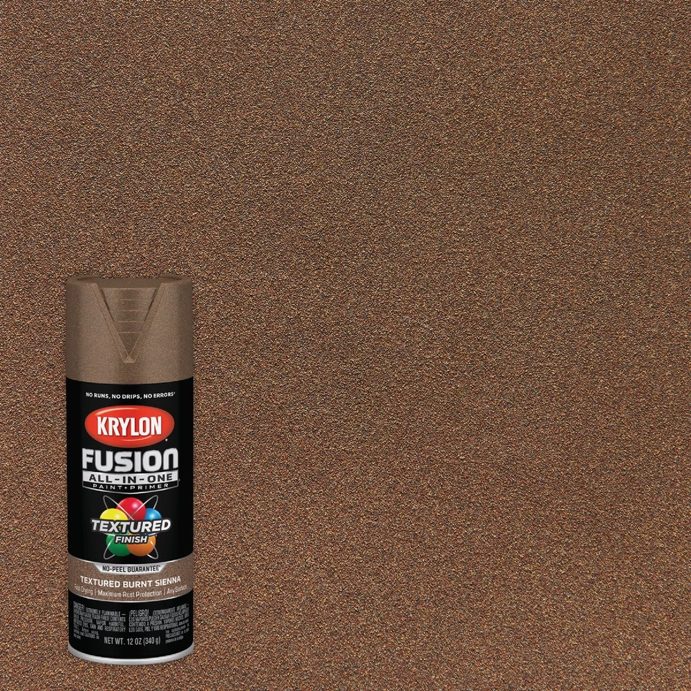 KRYLON® Fusion All-In-One Textured Spray Paint & Primer, Burnt Sienna