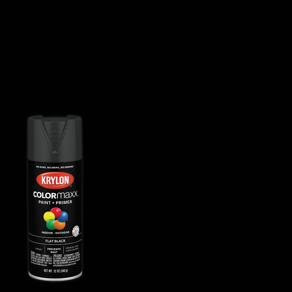 KRYLON® ColorMaxx 12 oz. Flat Spray Paint, Black