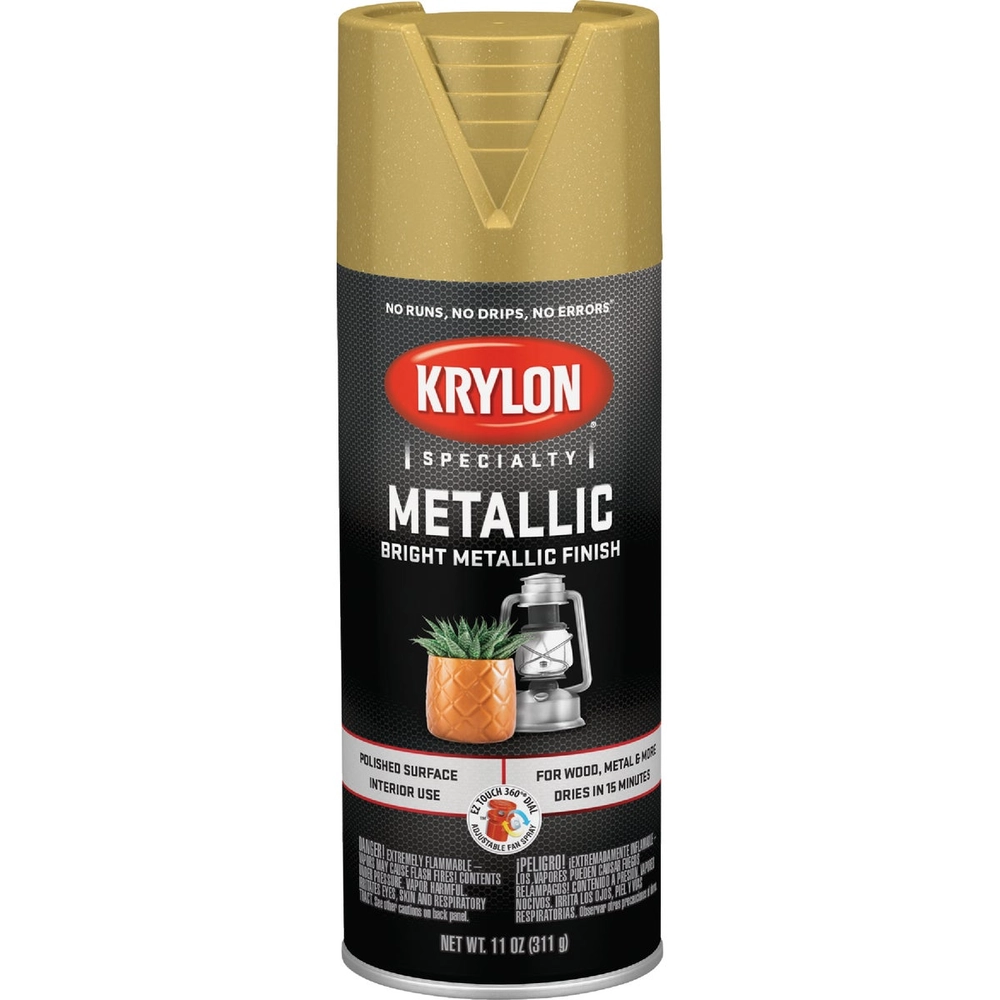 KRYLON® Metallic 12 oz. Gloss Spray Paint, Bright Gold