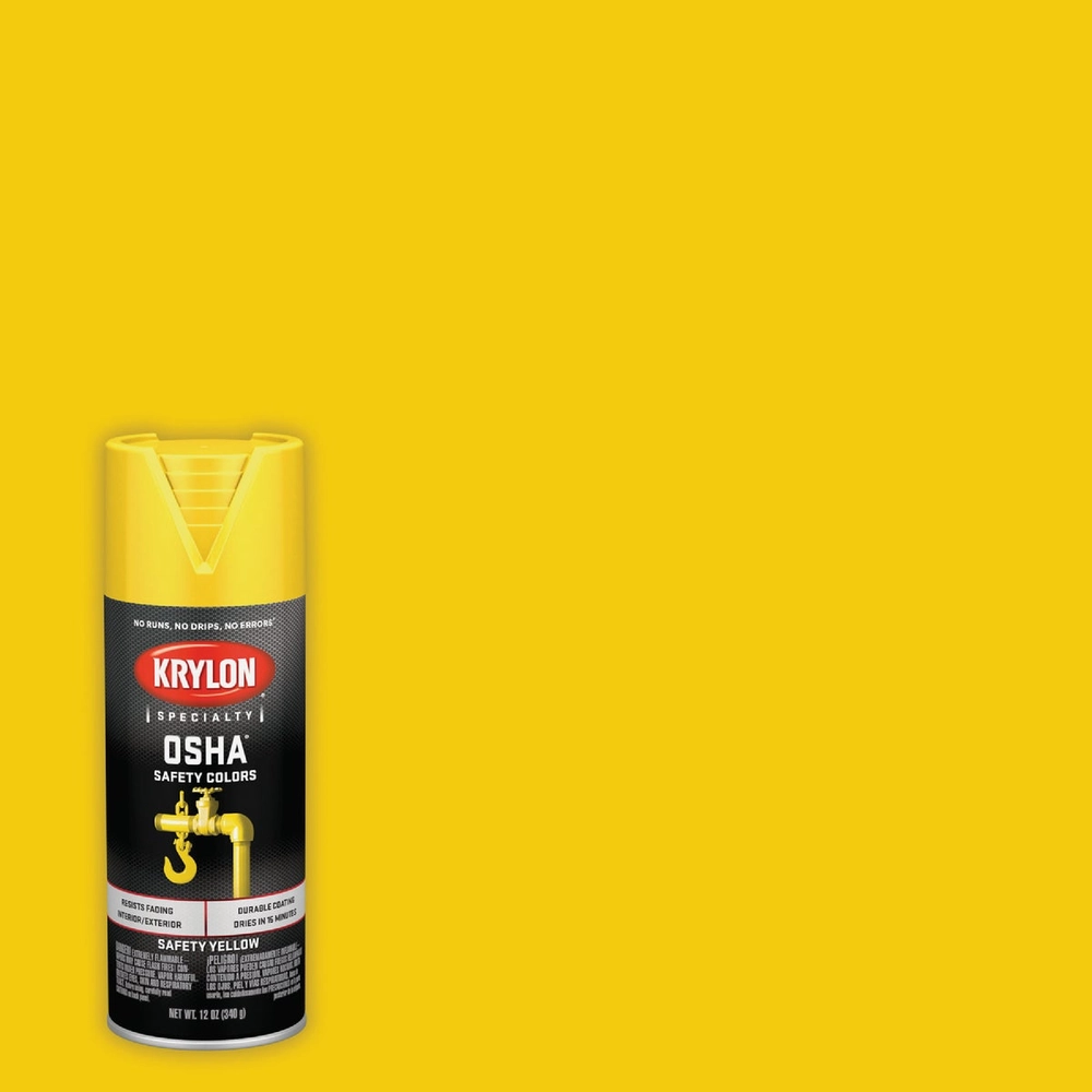 KRYLON® OSHA 12 oz. Gloss Spray Paint, Safety Yellow