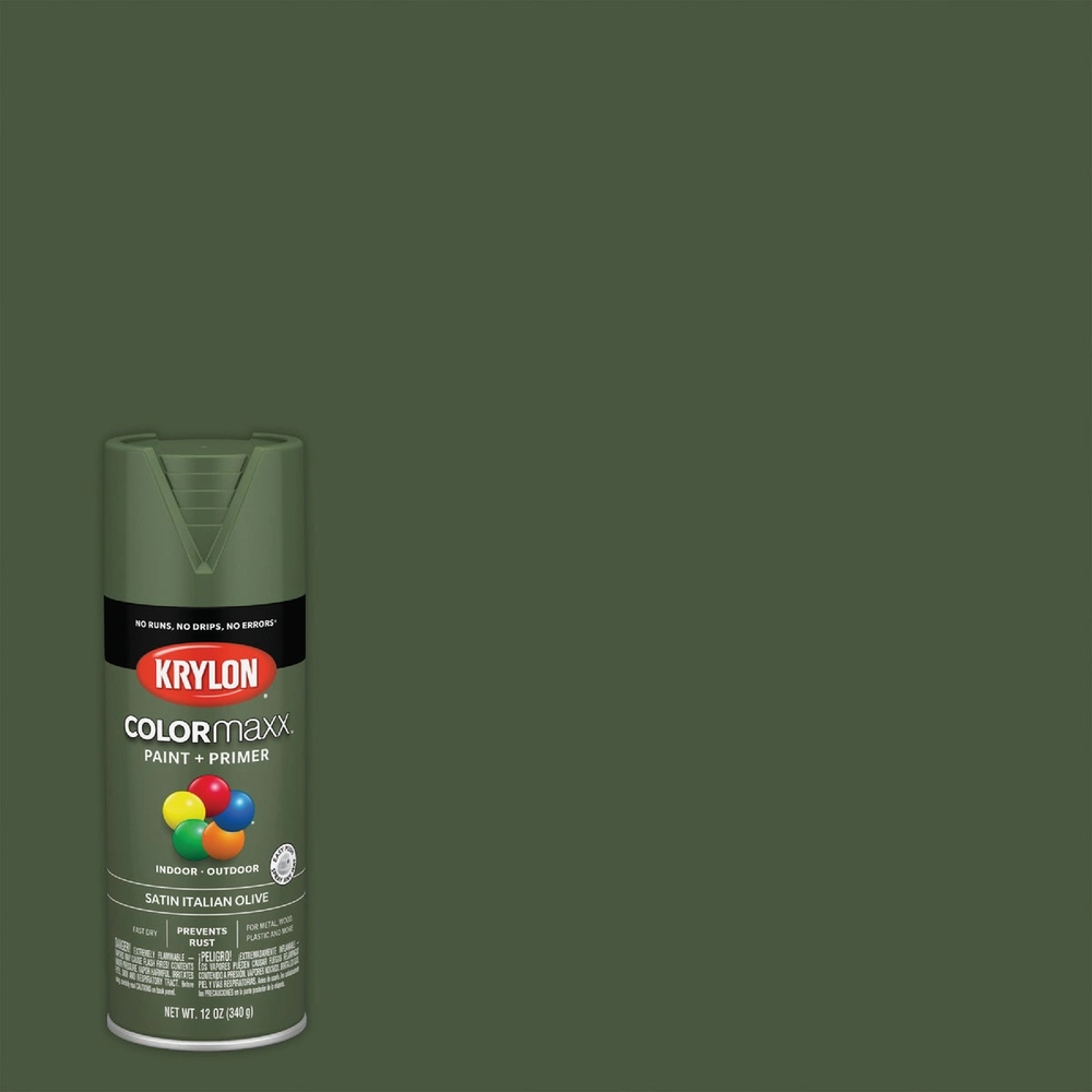 KRYLON® ColorMaxx 12 oz. Satin Spray Paint, Italian Olive