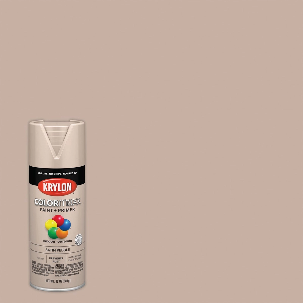 KRYLON® ColorMaxx 12 oz. Satin Spray Paint, Pebble