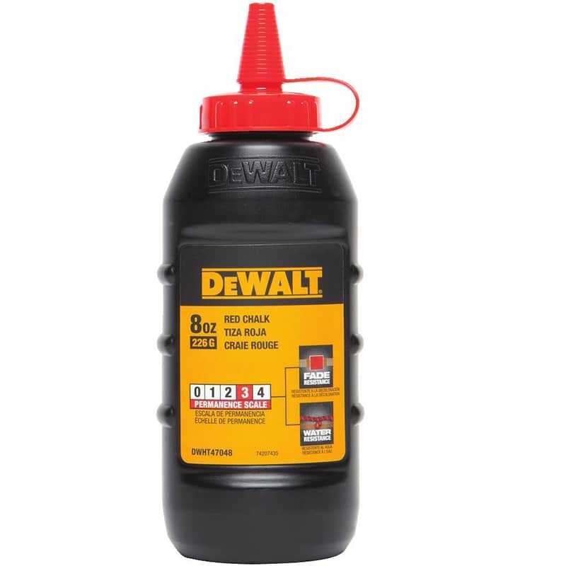 Dewalt 8 oz. Chalk -Red