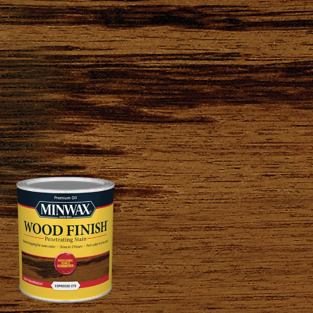 Minwax Wood Finish Penetrating Stain, Espresso, 1 Qt.