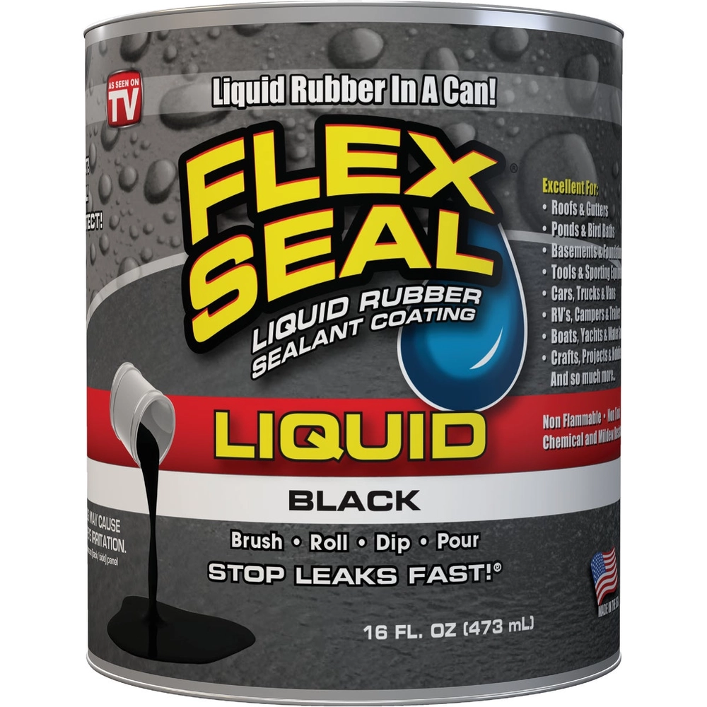 FLEX SEAL 1 Pt. Liquid Rubber Sealant, Black