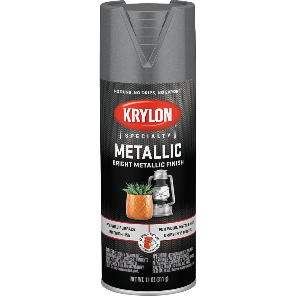 KRYLON® Metallic 11 oz. Flat Spray Paint, Dull Aluminum