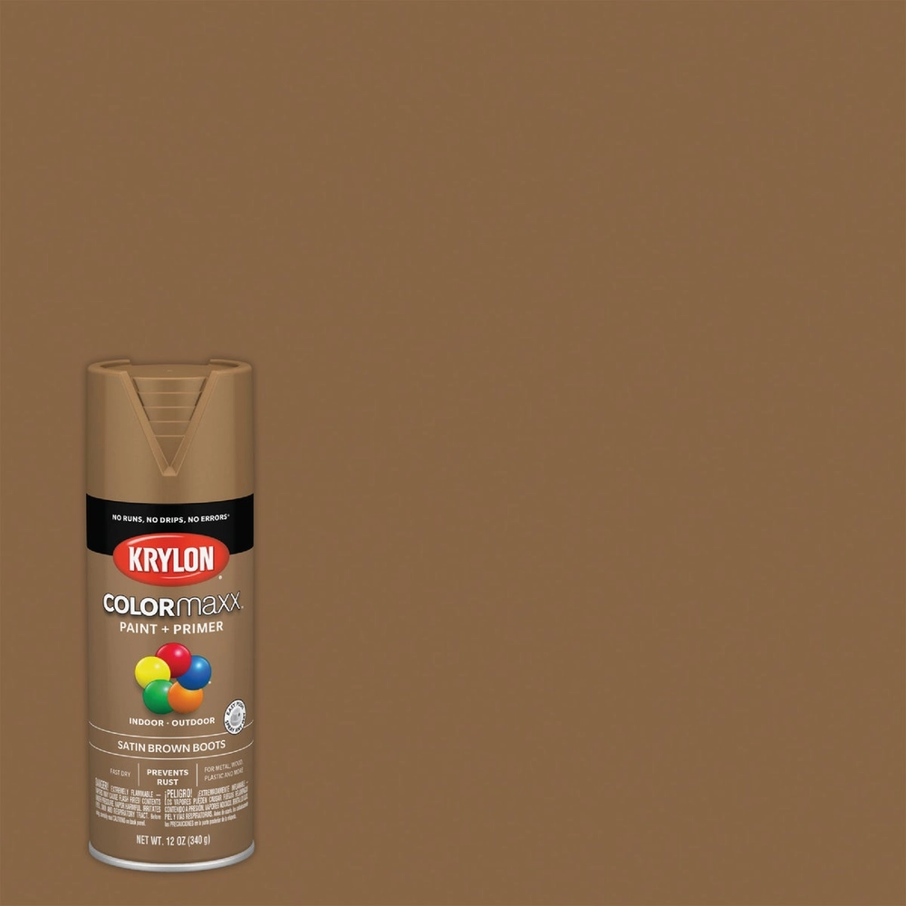 KRYLON® ColorMaxx 12 oz. Satin Spray Paint, Brown Boots
