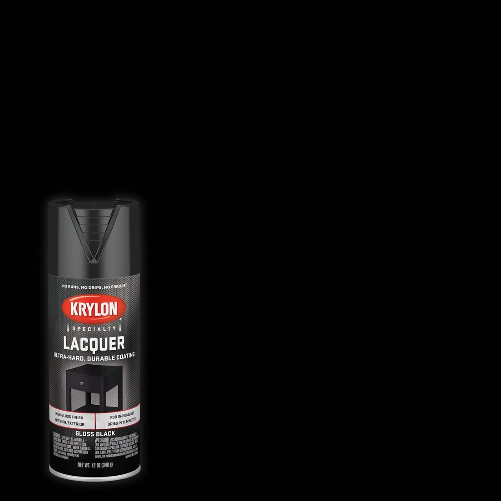 KRYLON® 12 oz. Black Spray Lacquer