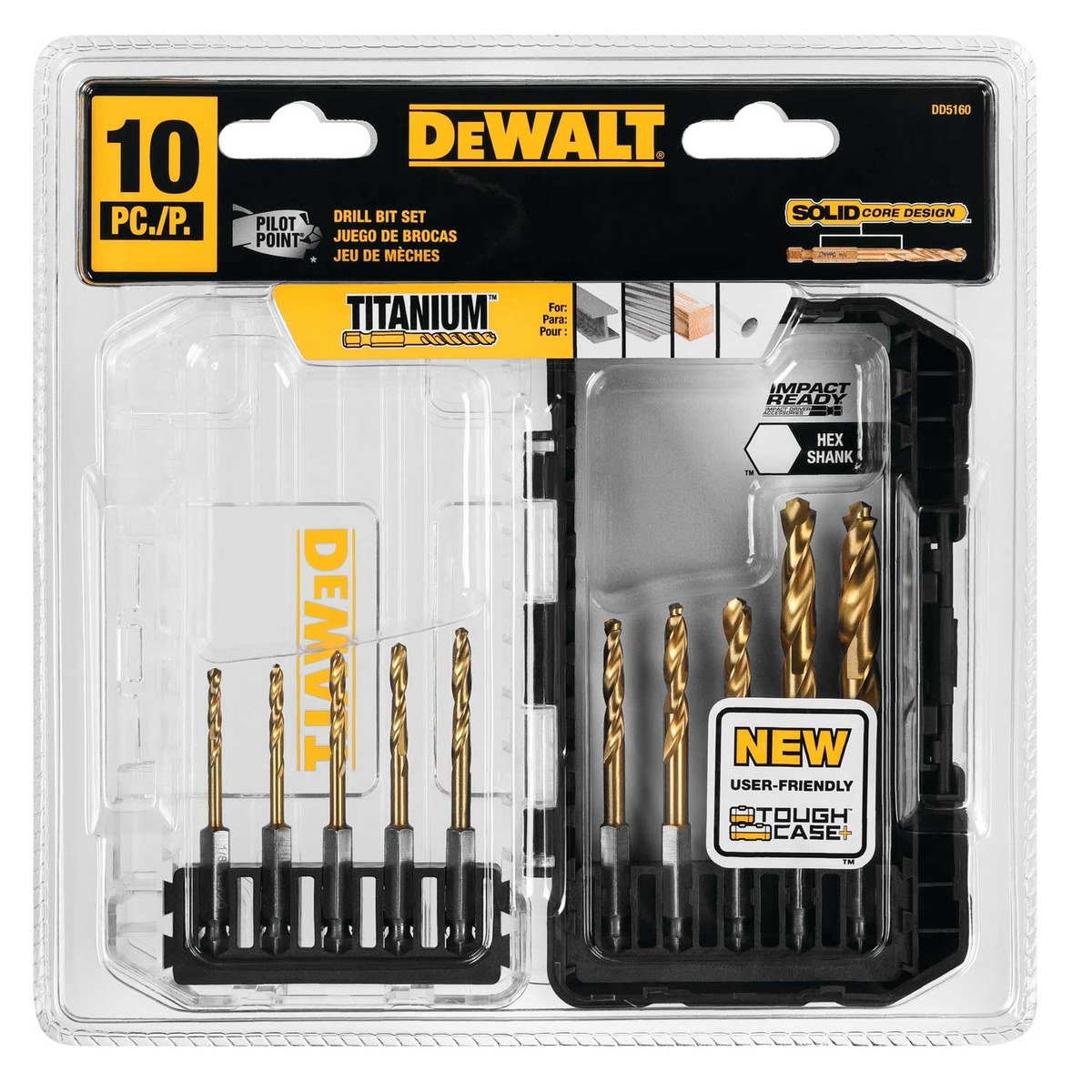 Dewalt 10-Piece Titanium IR Set