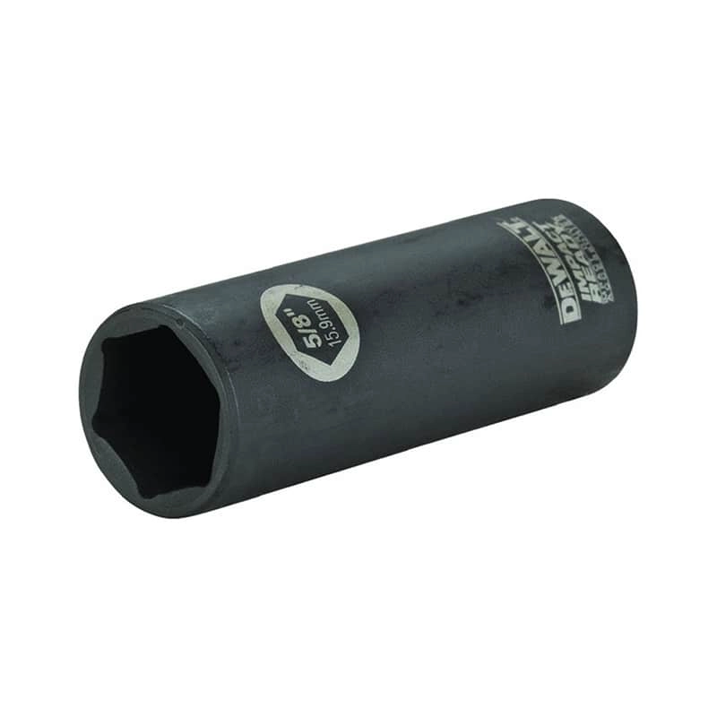 Dewalt IMPACT READY 3/8" Drive 6-Point Deep Socket, 5/8"