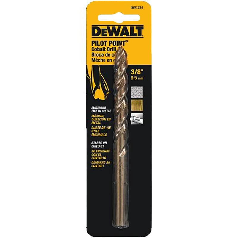 Dewalt Pilot Point® Cobalt Drill Bit, 3/8"